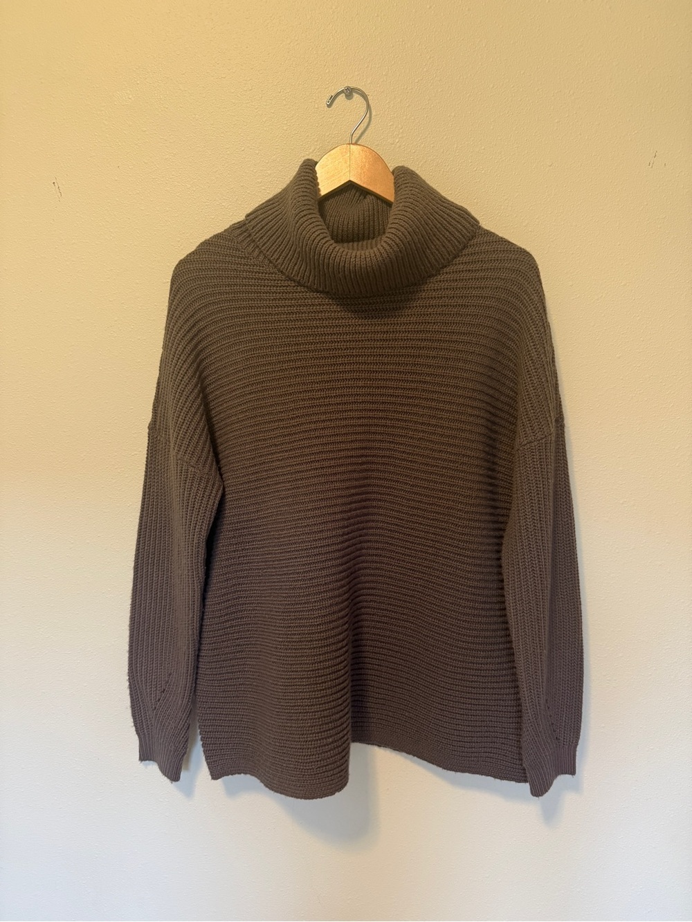 Vero Moda Ribbed Turtleneck Sweater - Charcoal